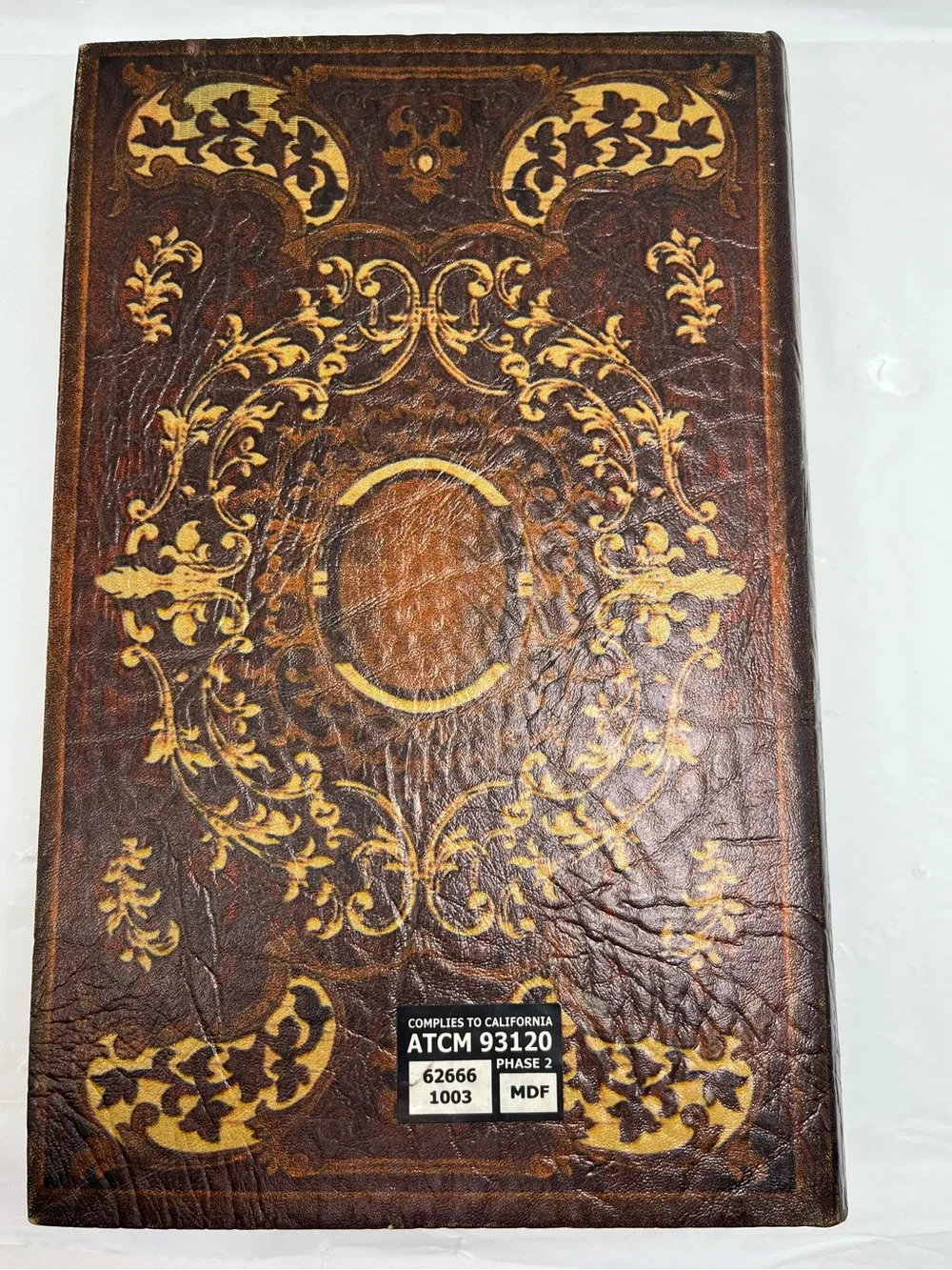 Faux Book Storage Large Box Mark Twain Magnetic Closure